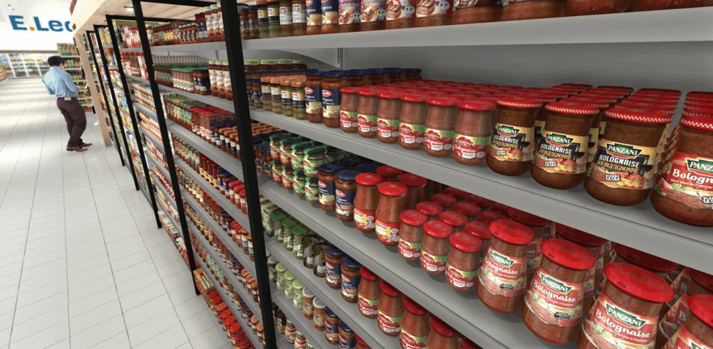 Linéaire sauces Panzani